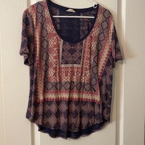 Adorable Boho pattern top!